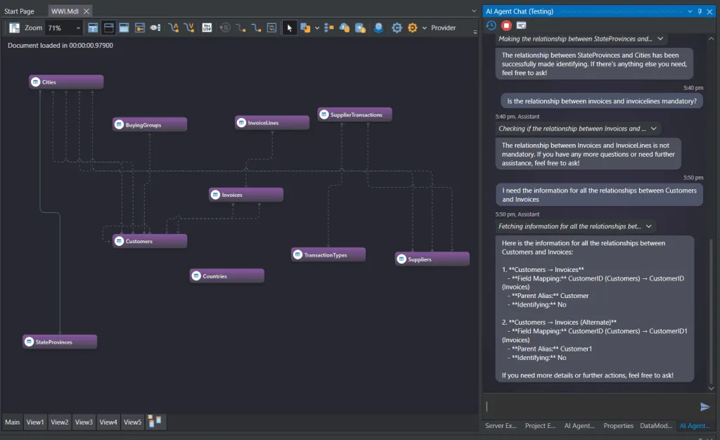 Visual Model Builder interface in Astera Data Pipeline