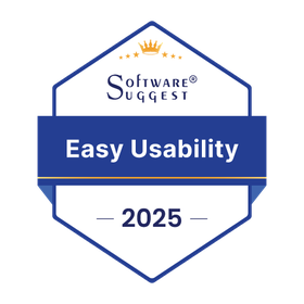 SoftwareSuggest Easy Usability Award 2024